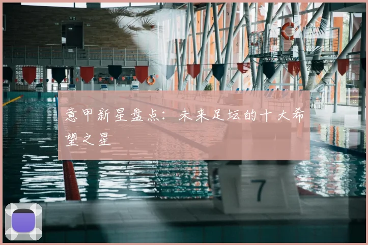 意甲新星盘点:未来足坛的十大希望之星